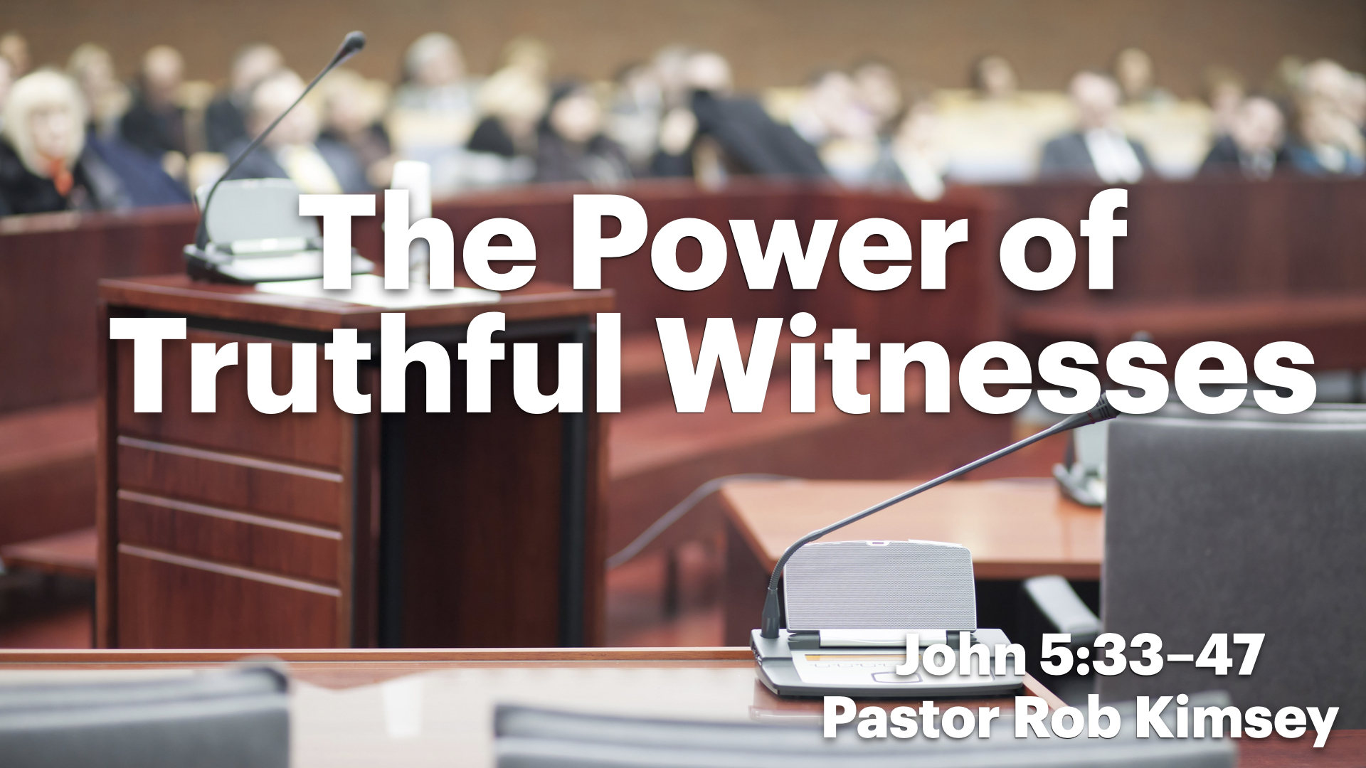 The Power of Truthful Witnesses