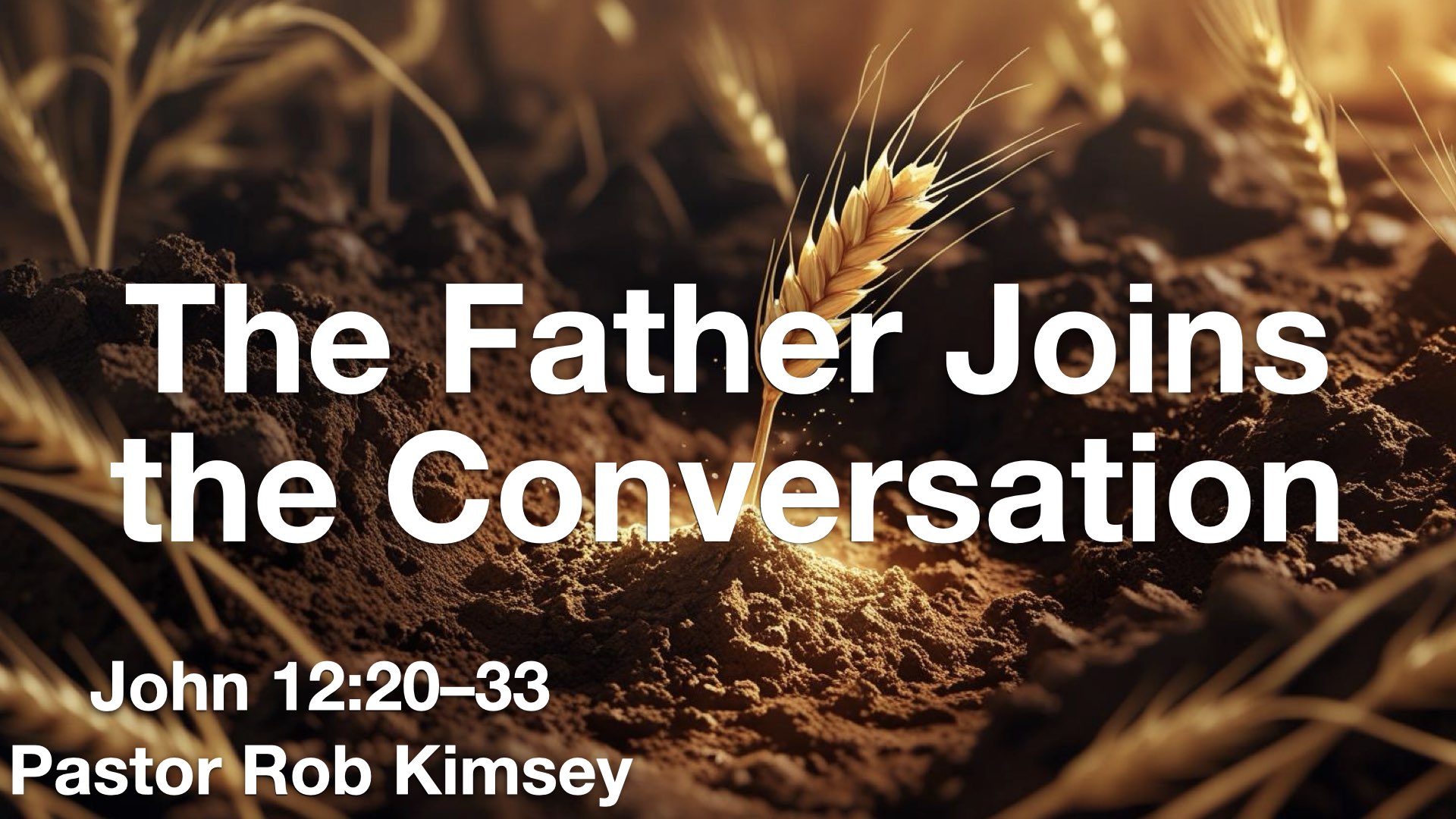 The Father Joins the Conversation