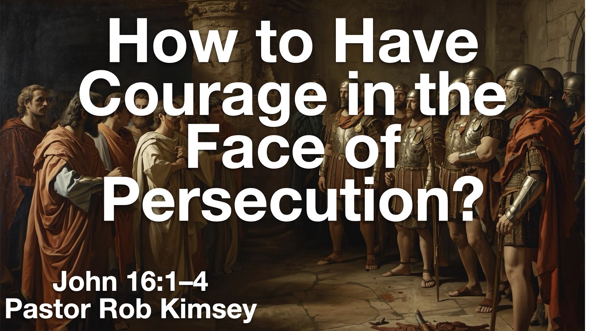 How to Have Courage in the Face of Persecution?