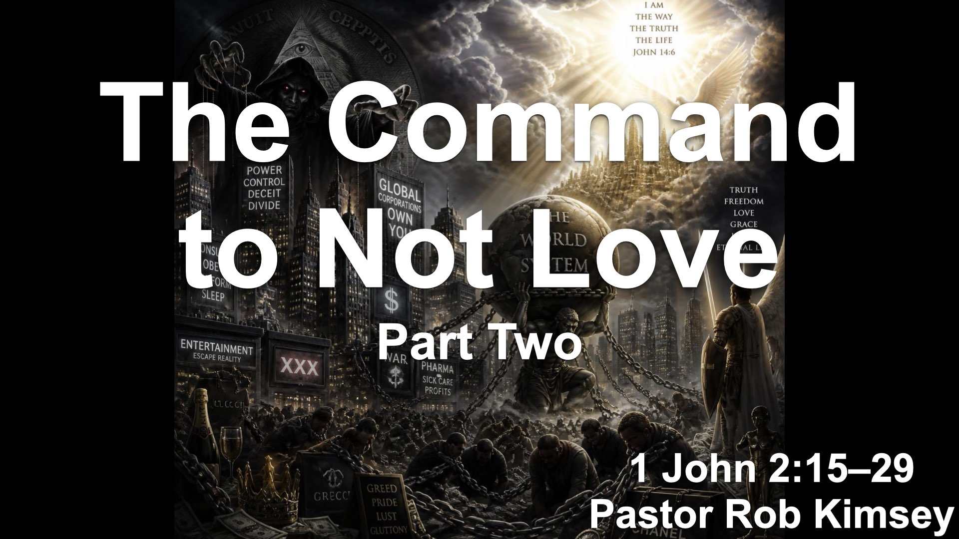 The Command to Not Love Part Two
